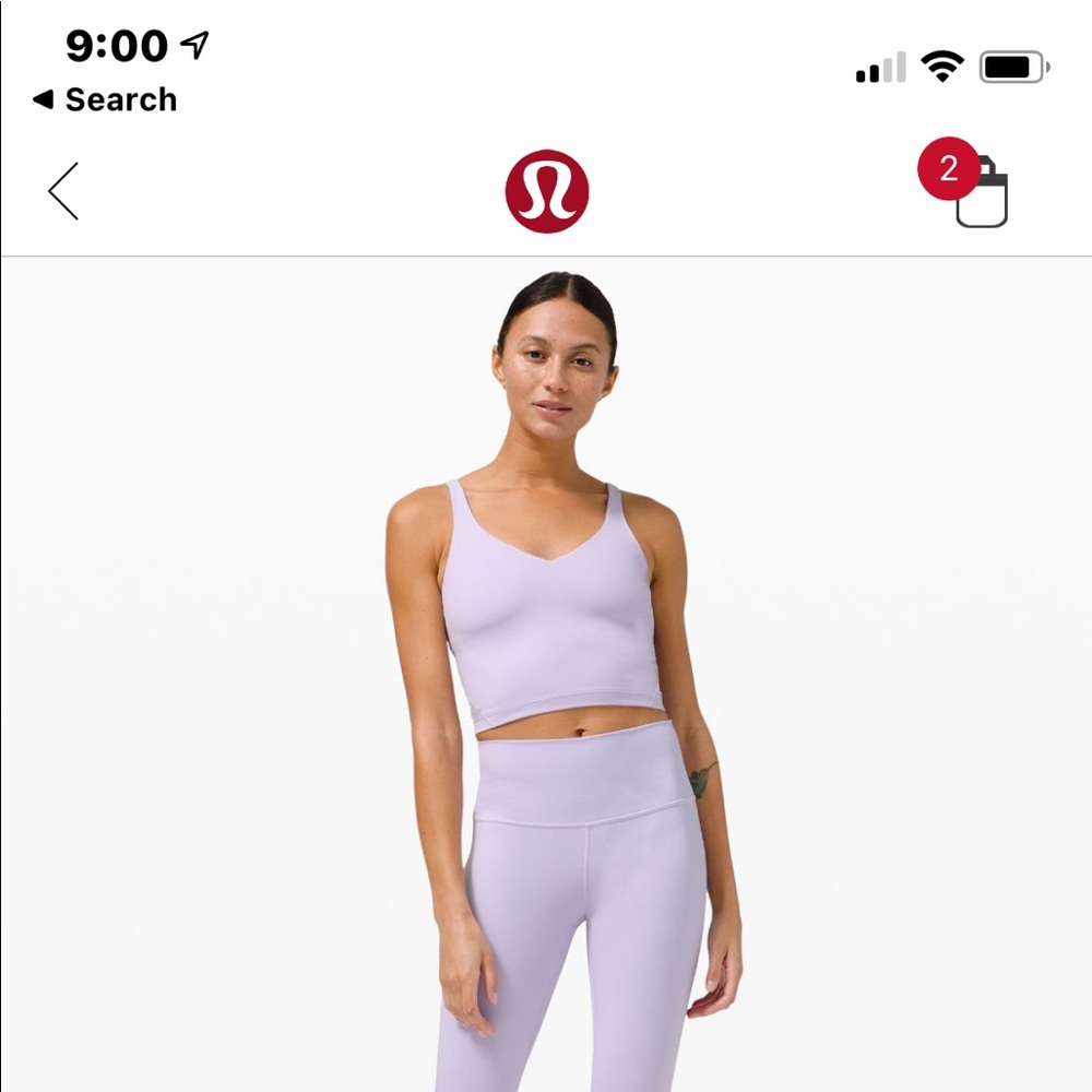 Lululemon white Align tank in 6 new with tags